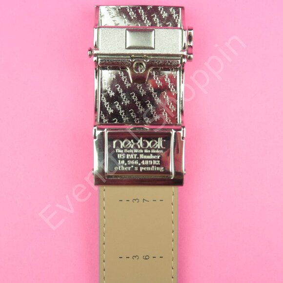 Neubelt Ratchet Belt Mens 38 Gray Precut Vegan Leather - Picture 5 of 9